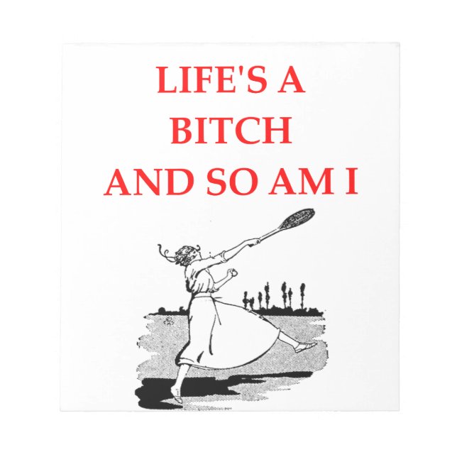 Bloc-note tennis (Devant)