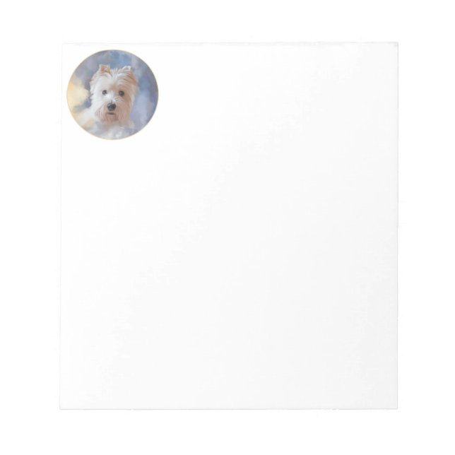 Bloc-note Terrier Blanc de West Highland (Devant)