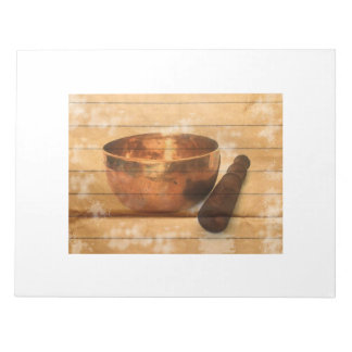 Bloc-note Terrine tibétaine, singing bowl