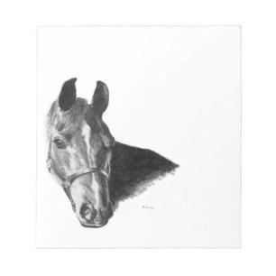 Bloc-note Tête de Cheval de Graphite