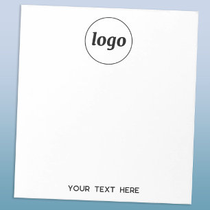 Bloc-note Texte de logo simple pour promotion d'entreprise