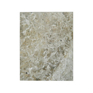 Bloc-note Texture de glace glaciaire abstraite de la nature