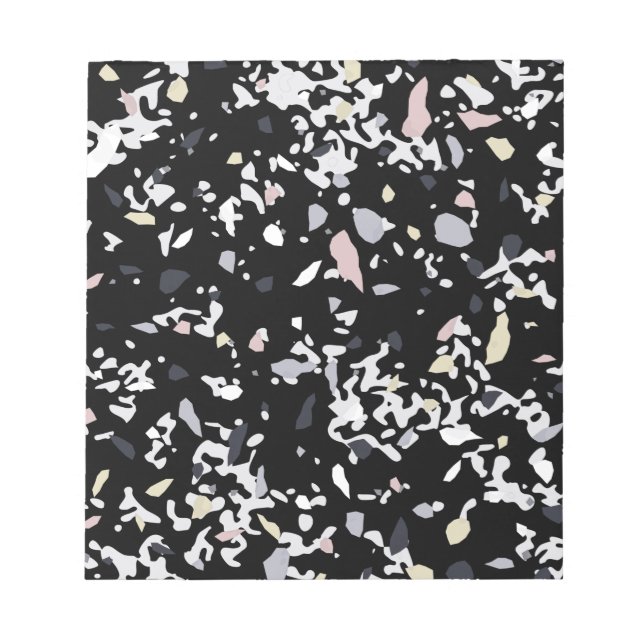 Bloc-note Texture en marbre noir (Devant)
