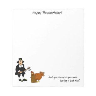 Bloc-note Thanksgiving