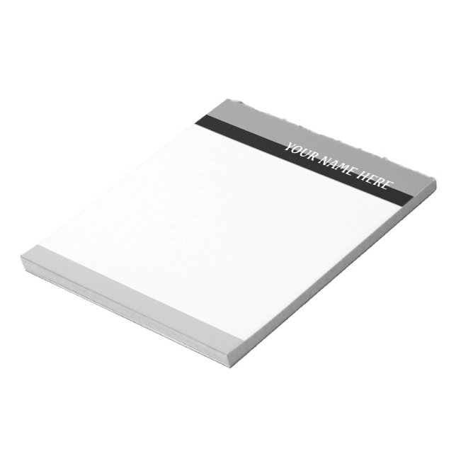 Bloc-note Tons gris (Tourné)