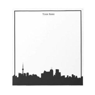 Bloc-note Toronto Canada Skyline Silhouette, do-it-yourself 