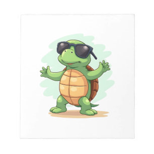 Bloc-note Tortue de mer Dabbing amoureux des animaux Sauvez 