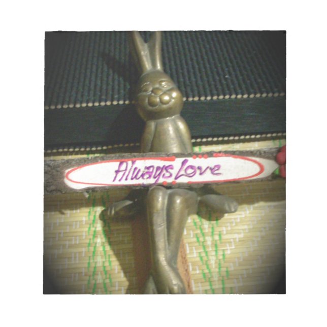 Bloc-note Toujours Aimer Inspirational Rabbit Art Design d'i (Devant)