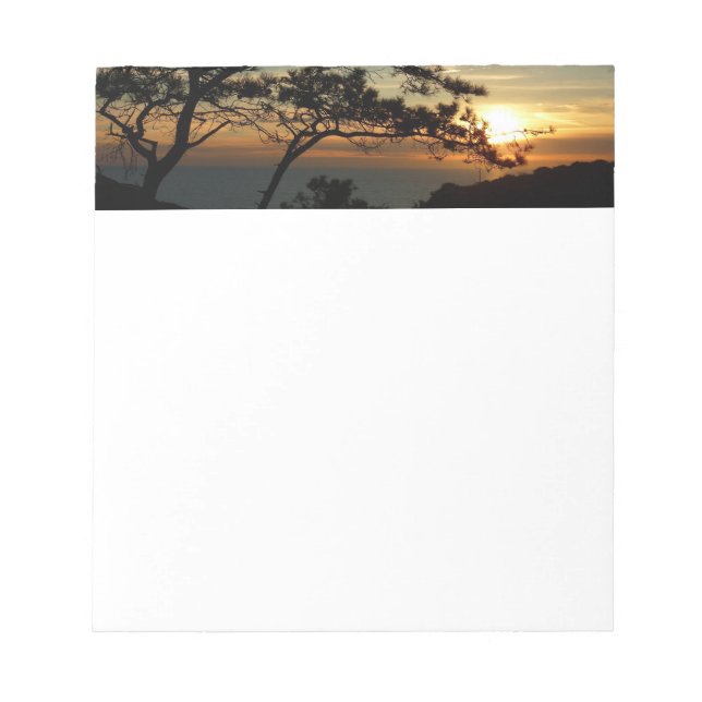 Bloc-note Tourrey Pine Sunset I California Paysage (Devant)