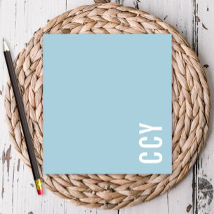 Bloc-note Trendy All Casquette Sideways Monogram Blue Person