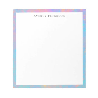 Bloc-note Trendy Cute Pastel Abstract Border Custom