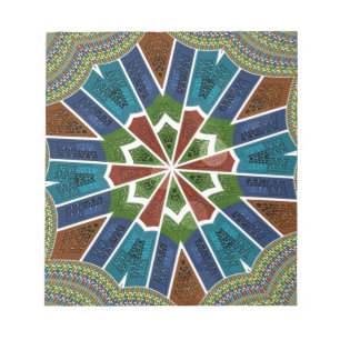 Bloc-note Trendy Sari design