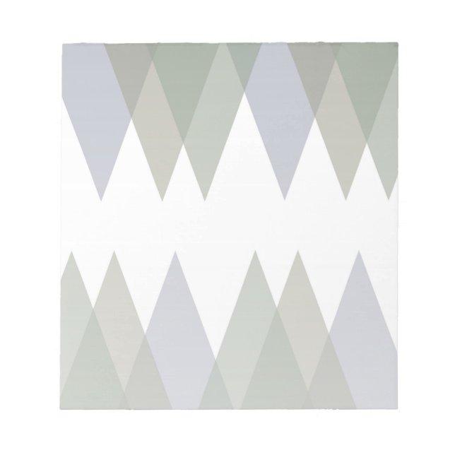 Bloc-note Triangles kaki (Devant)