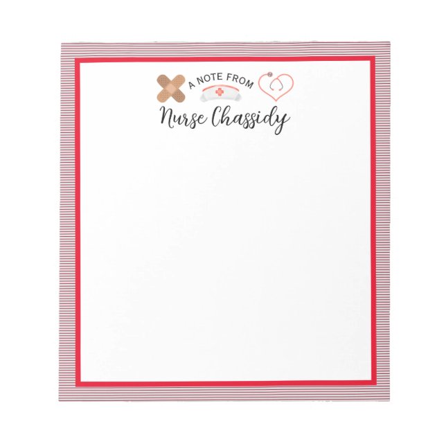 Bloc-note Trio de l'infirmière (Devant)