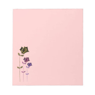 Bloc-note Trois bloc - notes de roses