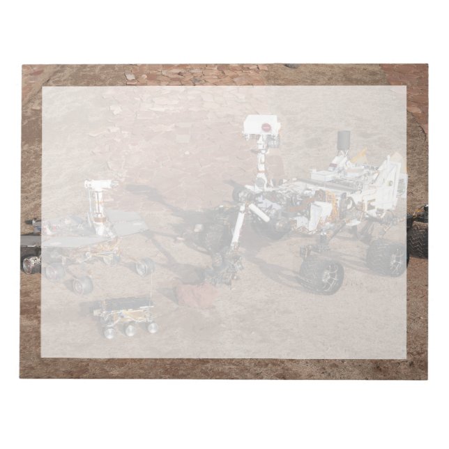 Bloc-note Trois Générations De Rovers Mars. (Devant)