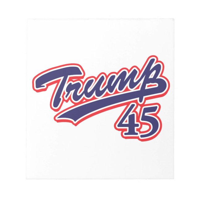 Bloc-note Trump 45 ! (Devant)