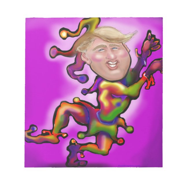 Bloc-note Trump Jester (Devant)