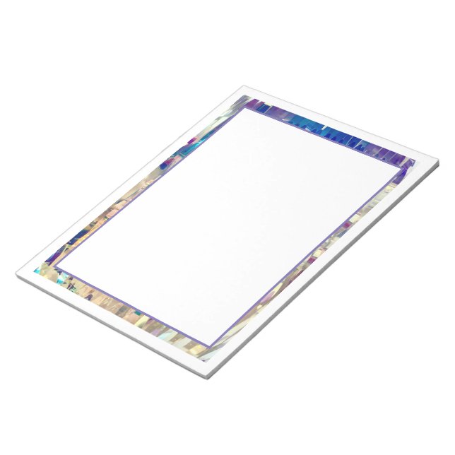 Bloc-note Turquoise futuriste (Incliné)