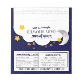 Bloc-note Twinkle Twinkle Star Baby shower Candy Wrapper