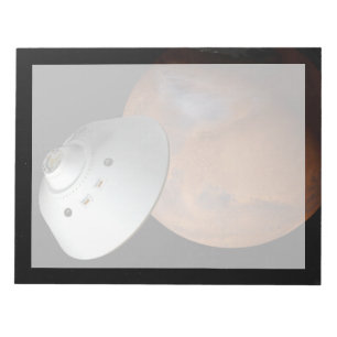 Bloc-note Un Appareil Spatial Encaissé D'Aérocoque En Approc