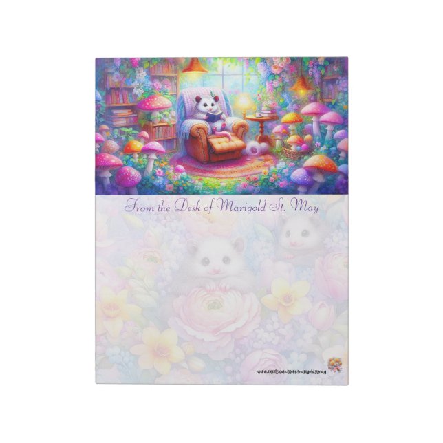 Bloc-note Un Possum Et Son Livre (Tourné)