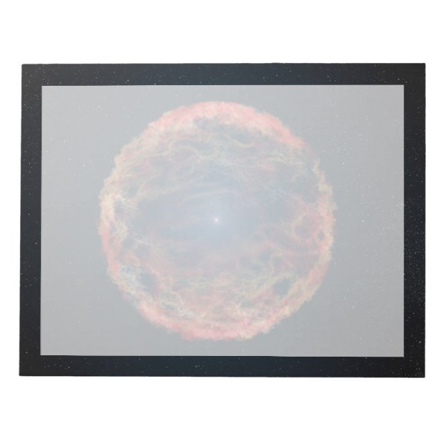 Bloc-note Une Impression Artiste De Supernova 1993j. (Devant)