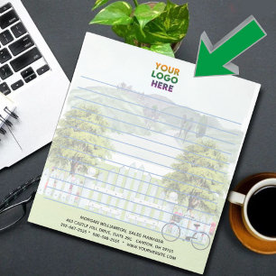 Bloc-note Unique Pays Thème Entreprise Logo Linked