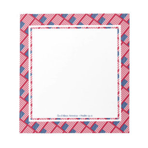 Bloc-note USA AMERICA Patriotic Personnalisé