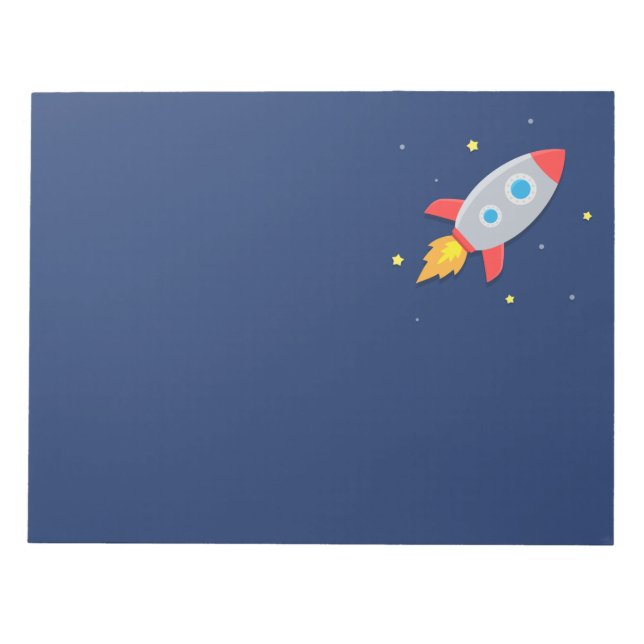 Bloc-note Vaisseau Spatial, Espace, Pour Astronautes (Devant)