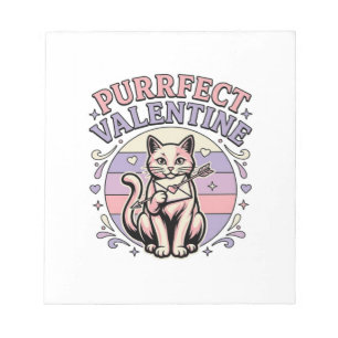 Bloc-note Valentin chat parfait Amour de la Saint-Valentin V