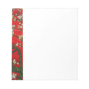 Bloc-note Van Gogh Almond Blossoms Rouge