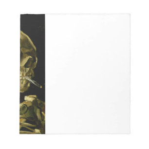 Bloc-note Van Gogh Fumer du squelette