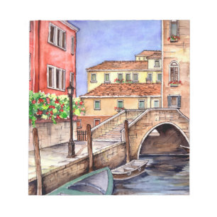 Bloc-note Venise - Eau de stylo et de lavage