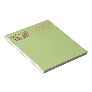 Bloc-note Verset de guérison