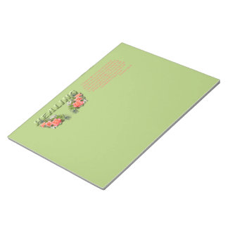 Bloc-note Verset de guérison