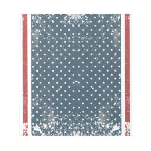 Bloc-note vertical american flag