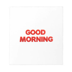 Bloc-note Vibes de bon matin
