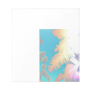 Bloc-note Vibes positives Palmiers tropicaux