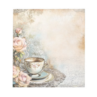 Bloc-note Victorian Tea Party notepad