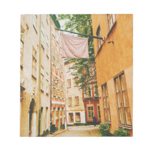 Bloc-note Vieille ville historique, Gamla Stan, Stockholm, S