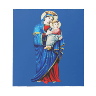 Bloc-note Vierge Marie avec l'Enfant Jésus