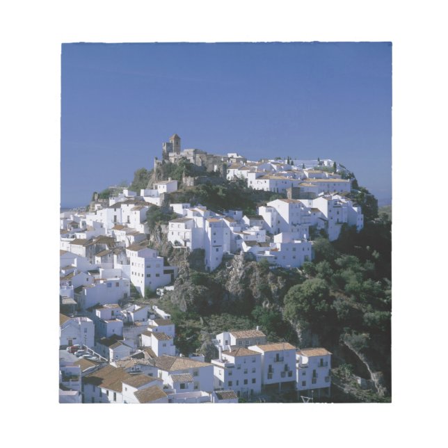 Bloc-note Village blanc de Casares, Andalousie, Espagne (Devant)