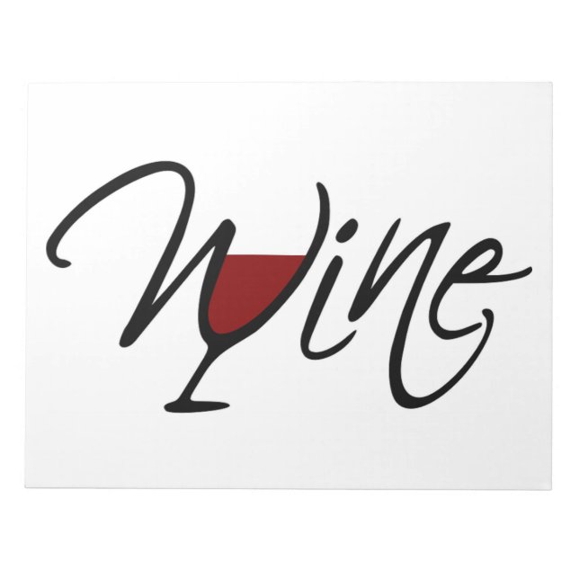 BLOC-NOTE VIN (Devant)