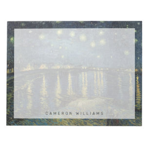 Bloc-note Vincent van Gogh   Starry Night Over the Rhone