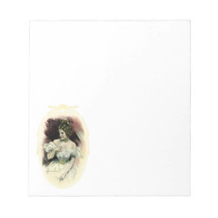 Bloc-note Vintage Christy Girl, Antique Portrait nuptial