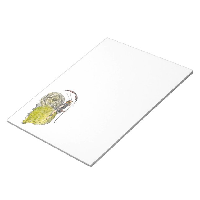 Bloc-note Vintage Mignonne Imaginaire Papillon Fée avec aile (Incliné)