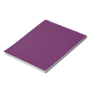 Bloc-note Violet de raisin (couleur solide)