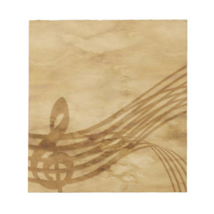Bloc-note Violin key