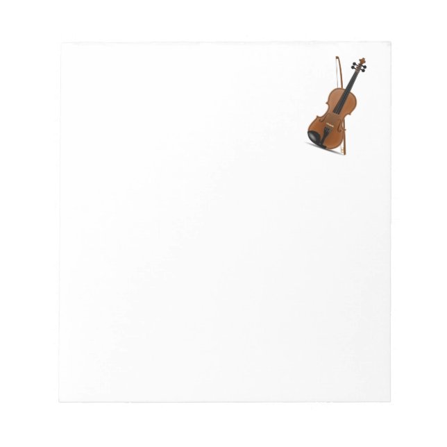 Bloc-note Violon et Bow (Devant)